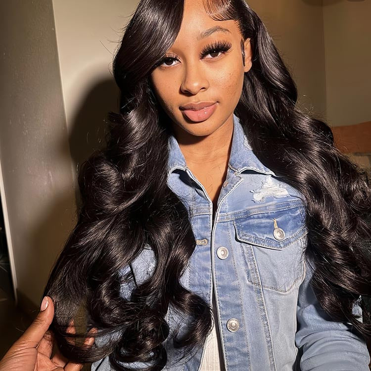 Body Wave 13×4 Transparent Lace Virgin Hair Wigs