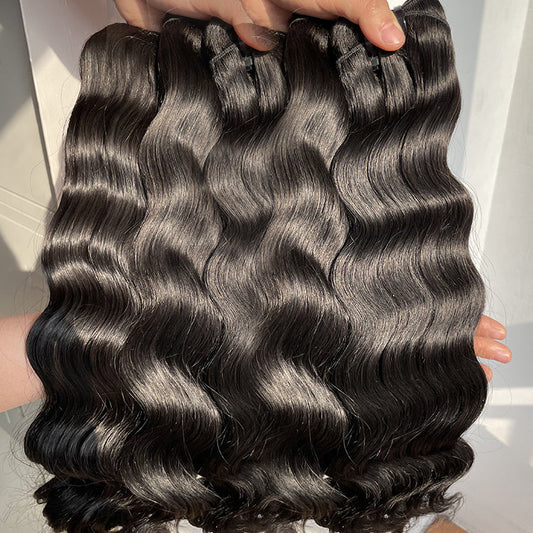 (3Bundles)Cambodian Wavy Virgin Hair Bundles