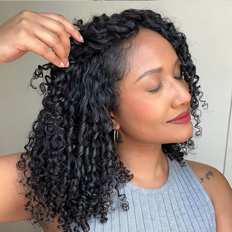 (3Bundles)Pixie Curly Virgin Hair Bundles